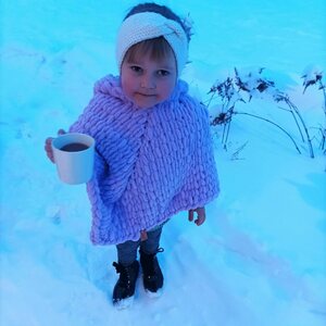 Lasten hiippa poncho