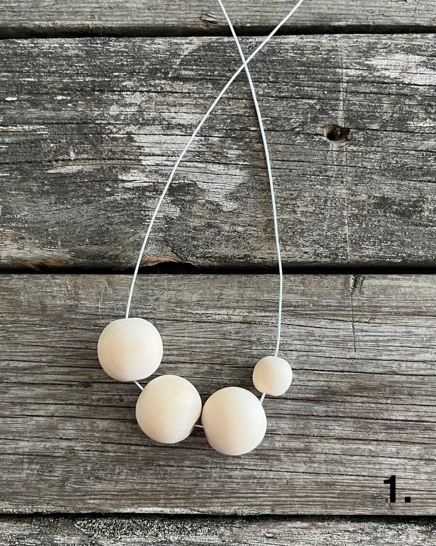 Pannunalunen puuhelmistä 1-9