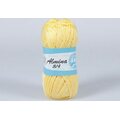 Madame Tricote Almina puuvillalanka 5301 vaalea keltainen