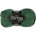 Cotton Yarn puuvillalanka 8/4 431290 tummanvihreä