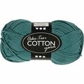 Cotton Yarn puuvillalanka 8/4 431010 petrolinsininen