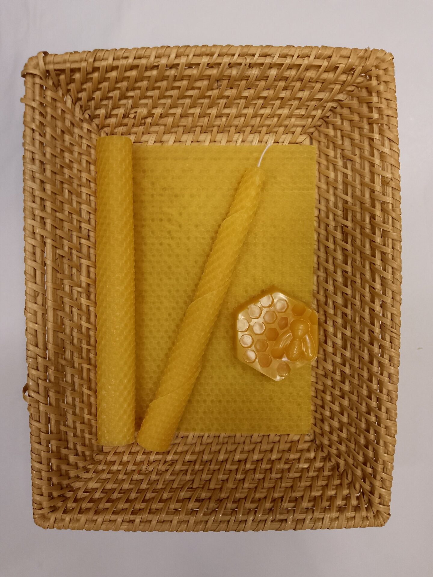 Mehiläisvahalevy 22x38 cm Hunaja