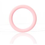 Värikäs tuttirengas 29 mm Vaaleanpunainen