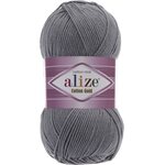 Alize Cotton gold 87 tummanharmaa