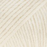 DROPS Cotton Merino 01 luonnonvalkoinen