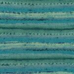 DROPS Fabel 340 blue lagoon print