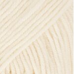 DROPS Merino Extra Fine 01 luonnonvalkoinen uni