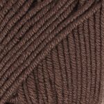 DROPS Merino Extra Fine 09 tummanruskea uni