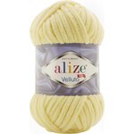 Alize Velluto 13 vaalea keltainen