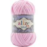 Alize Velluto 31 baby pinkki