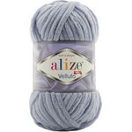 Alize Velluto 87 hiiliharmaa