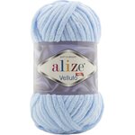 Alize Velluto 218 baby sininen