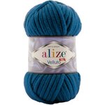 Alize Velluto 646 Mykonos sininen