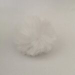 Tekoturkistupsu 6 cm 01 valkoinen