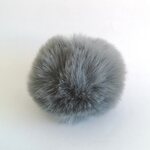 Tekoturkistupsu 8 cm Tummanharmaa