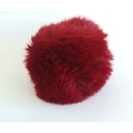 Tekoturkistupsu 8 cm Punainen