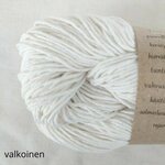 Vuonue Toivo puuvillalanka Valkoinen