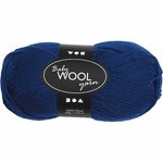 Wool Baby merinovillalanka 41334 tummansininen