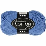 Cotton Yarn puuvillalanka 8/4 43110 sininen