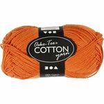 Cotton Yarn puuvillalanka 8/4 431090 oranssi