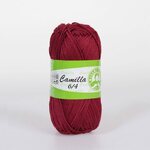 Madame Tricote Camilla puuvillalanka 5522 viininpunainen