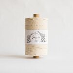 Suomen Lanka Moppari kierrenaru 1 kg 2 luonnonvalkoinen