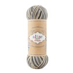 Alize Superwash Artisan -sukkalanka 9005 kirjava grå
