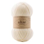 Alize Wooltime -sukkalanka 001 Crème