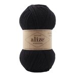 Alize Wooltime -sukkalanka 060 noir