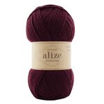 Alize Wooltime -sukkalanka 578 tumma bordeaux
