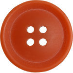 Muovinappi 21 mm "vintage" Terrakotta (18540)