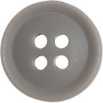 Muovinappi 15 mm "vintage" Harmaa (18513)