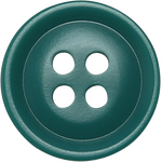 Muovinappi 15 mm "vintage" Smaragdin vihreä (18529)