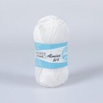 Madame Tricote Almina puuvillalanka 000 valkoinen
