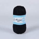 Madame Tricote Almina puuvillalanka 999 musta