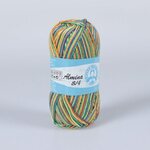 Madame Tricote Almina puuvillalanka 6006 värikäs raidallinen