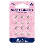 Hemline Ommeltava neppari 7 mm 12 pz Nichelato