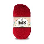 Nako Super Bebe 03641 tummanpunainen