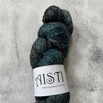 Hand Finnished Aisti ohut sukka 100 g / 400 Paillettes Minttulakritsi
