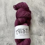 Hand Finnished Aisti ohut sukka 100 g / 400 Paillettes Punakaali