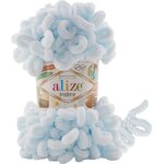 Alize Puffy 730 Vaalea jäänsininen