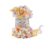 Alize Puffy color 6520 Sateenkaari