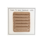 Keinonahka Handmade-merkki 6 kpl Beige