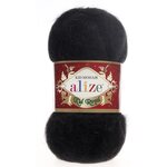 Alize Kid Royal mohair 60 Musta
