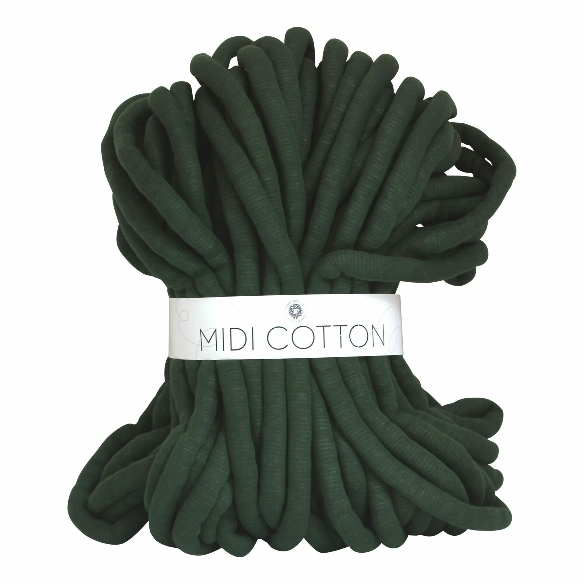 WolletjeBol Midi cotton Tummanvihreä MC.02.16