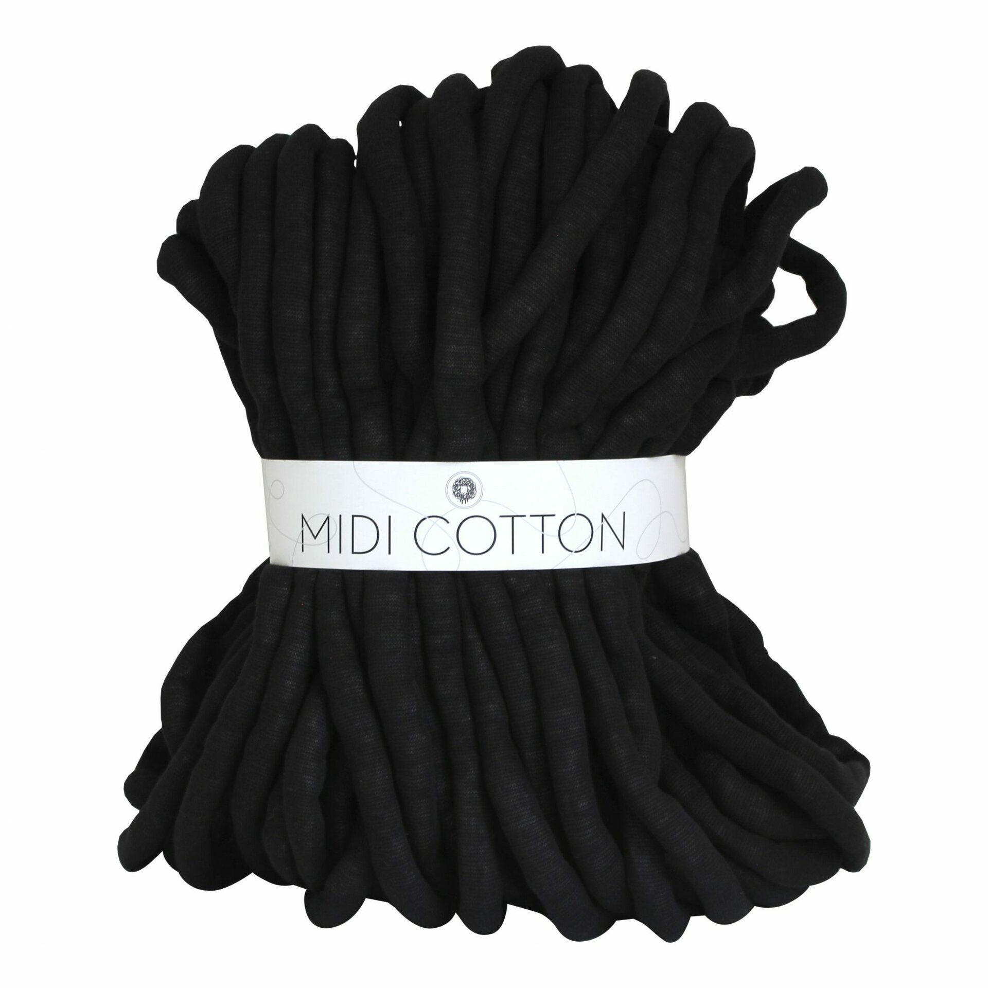 WolletjeBol Midi cotton Musta Black