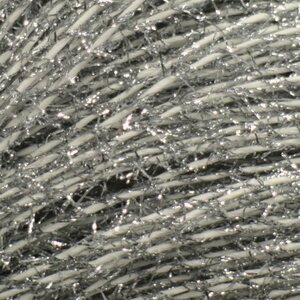 Filona Kimallepörrö paperilanka 100g, Valko-hopea