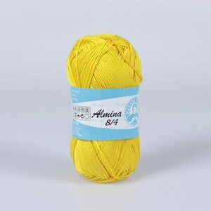 Madame Tricote Almina puuvillalanka, 5530 keltainen