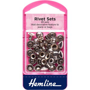 Hemline Askarteluniitti 7 mm 20 pc, nickel-plated