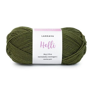 Lankava Helli -merinovillalanka, 317 Oliivinvihreä